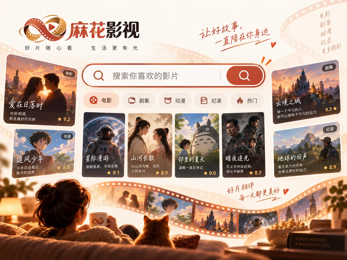 麻花影视站内搜索使用方法